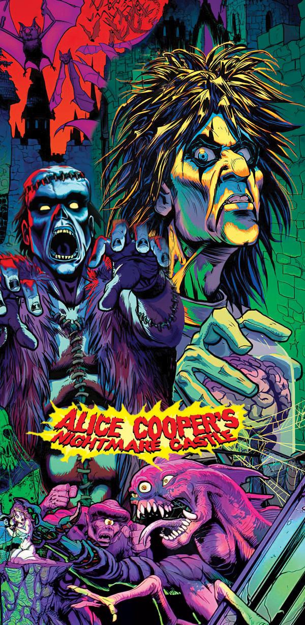 Cover mat Alice cooper Custom Pinball