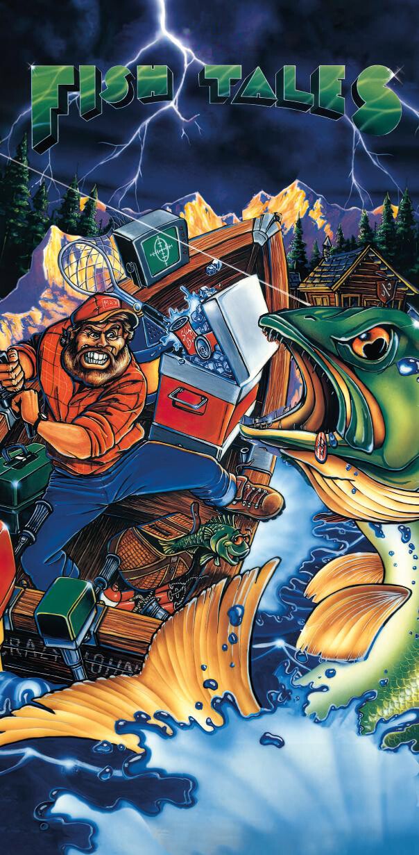Cover mat Fish Tales Custom Pinball