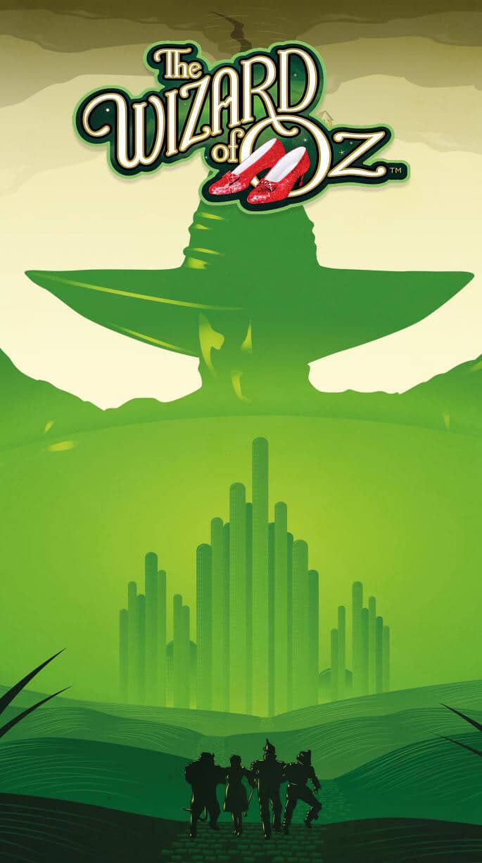 Cover mat Wizard of Oz Green Custom Pinball