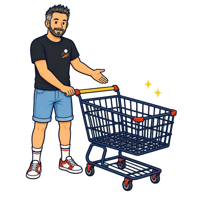 Johan vous présente un panier vide