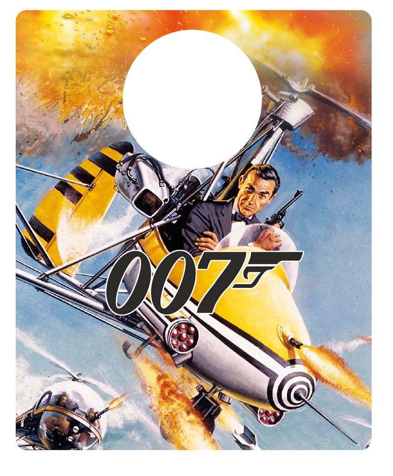 Piastra di lancio James Bond 007 aereo