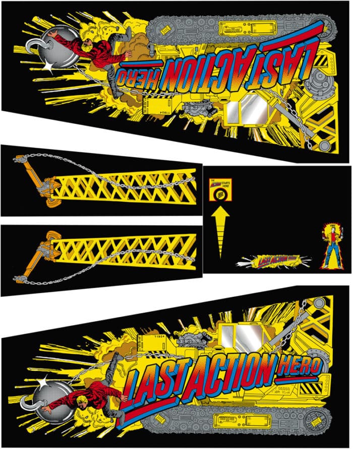 Last action hero Cabinet Decalss