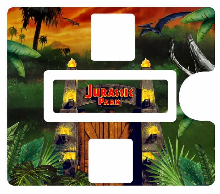 Plaque de Porte Intégrale Jurassic park