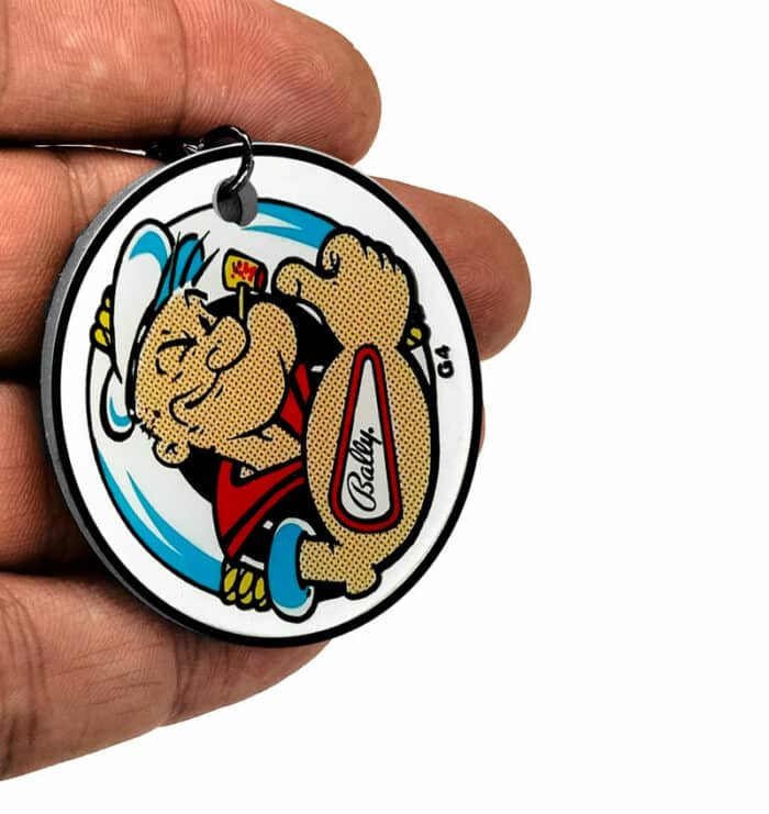 Schlüsselanhänger Popeye saves the earth – Bild 2