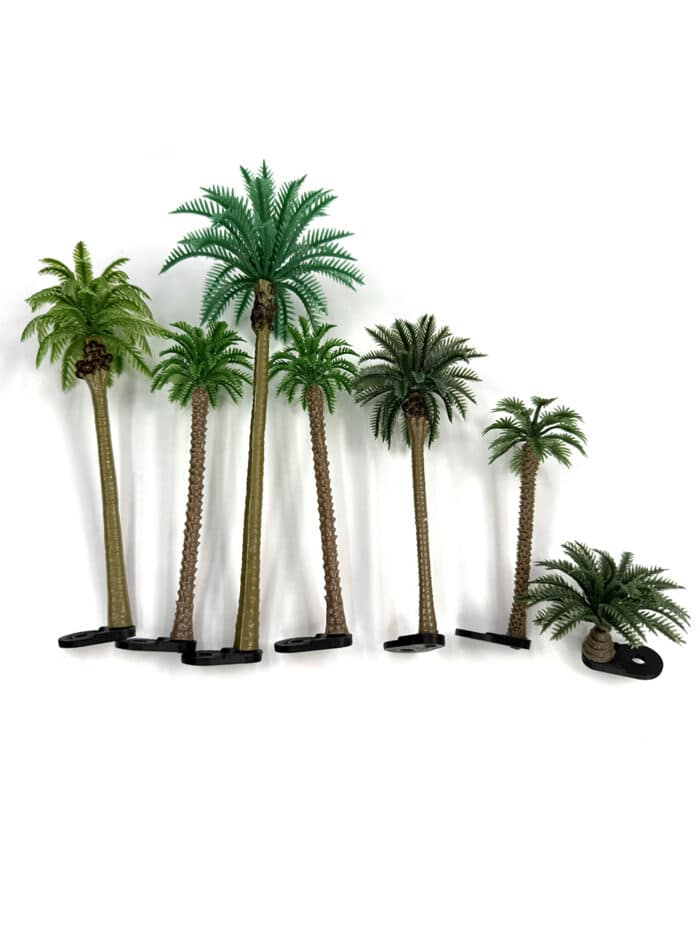 Set di 7 Palme con Basi