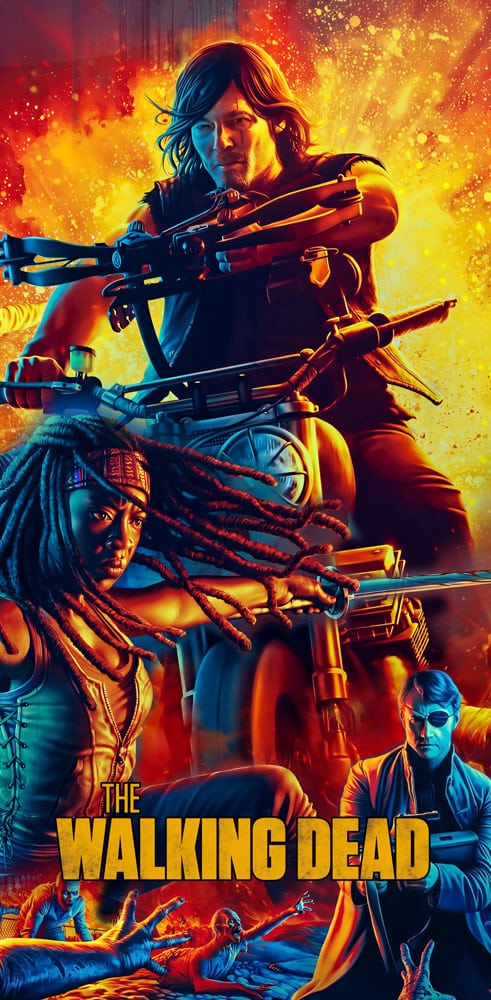 Tapis The walking dead remastered Daryl V2