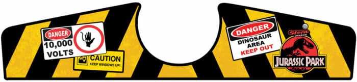 Fire bouton Jurassic park danger