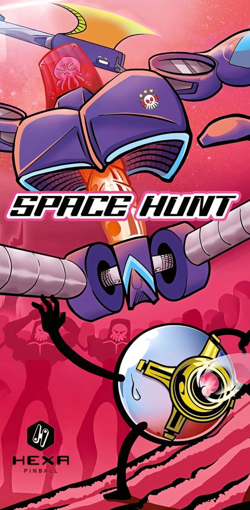 Cover mat Space hunt Hexa pinball