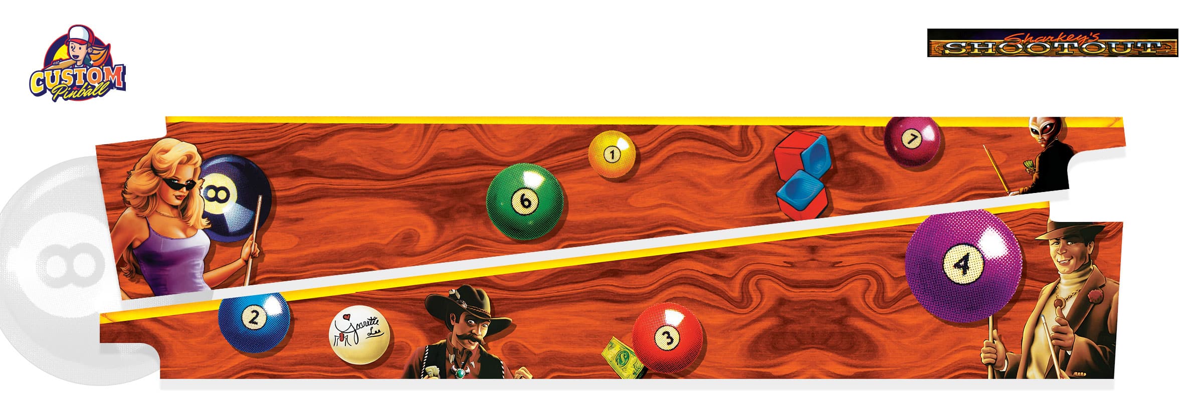 Side art Sharkey's Shootout