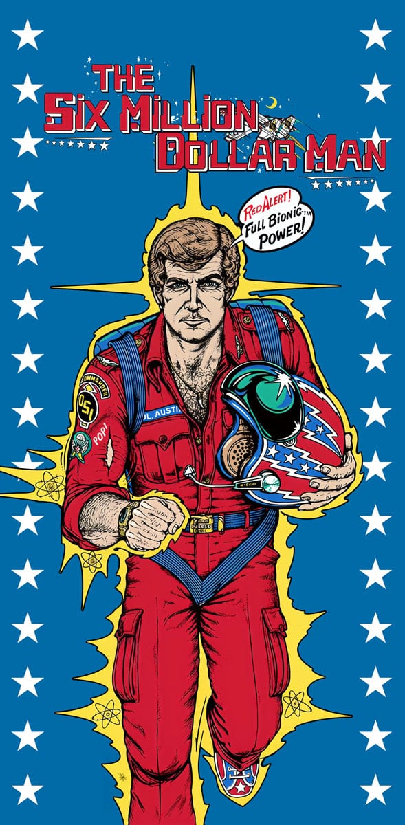 Tapis The Six Million Dollar Man