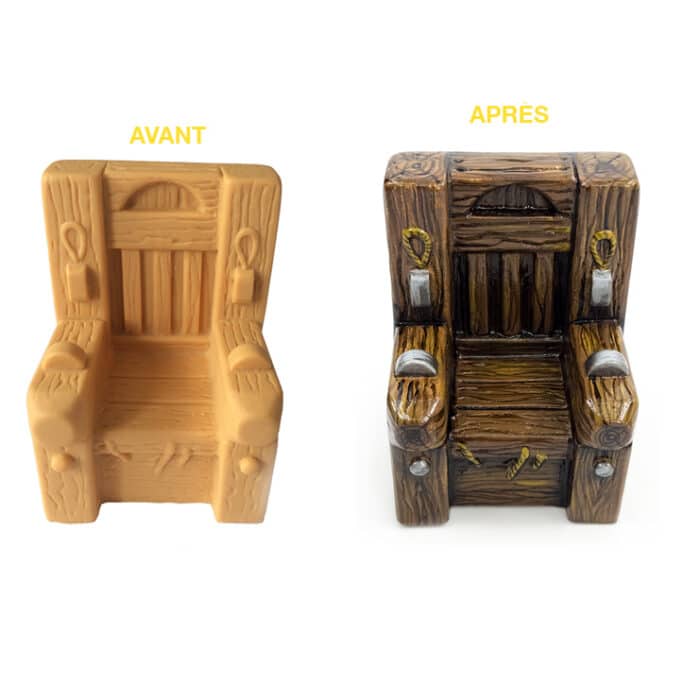 Riverniciatura – Sedia Elettrica – Addams