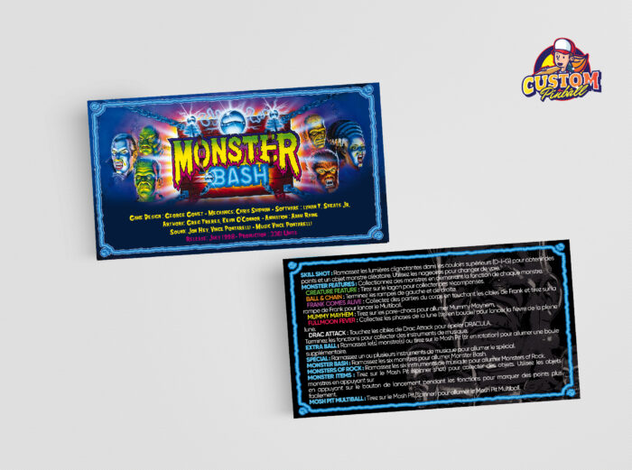 Cartes de Règles Monster Bash v2