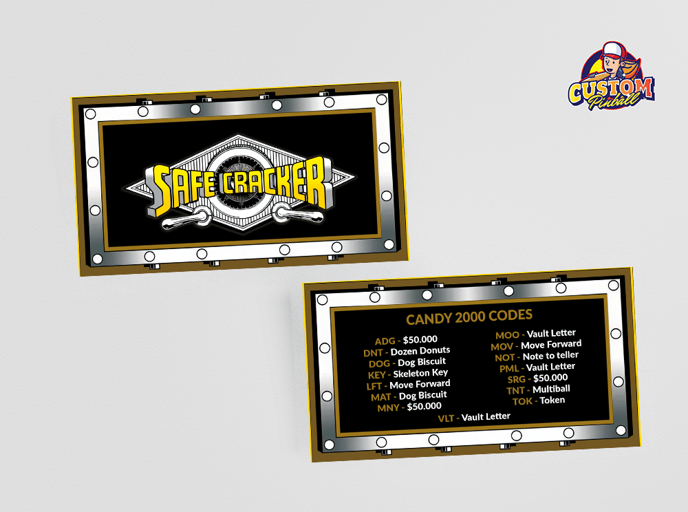 Rules card Safe Cracker Black