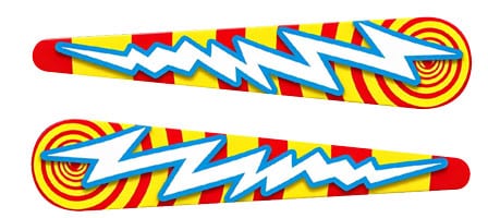 Stickers finger Cirqus Voltaire jaune