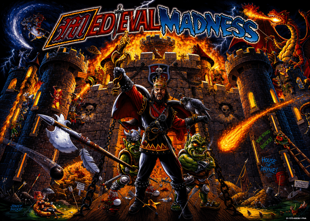 Translite Medieval Madness alternatif