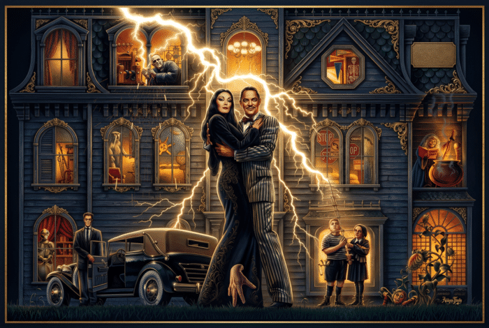 Translite The Addams familly gold alternative