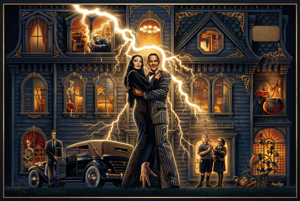 Translite The Addams familly gold alternatif