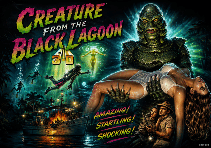 Translite Creature from the black lagoon alternative