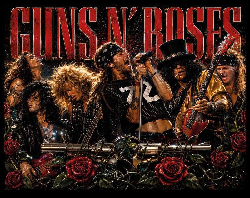 Translite Guns N' Roses (Data east) alternative