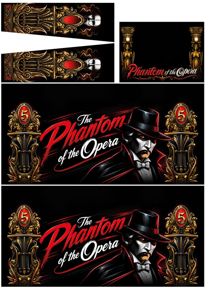 Décal de caisse Phantom Of The Opera