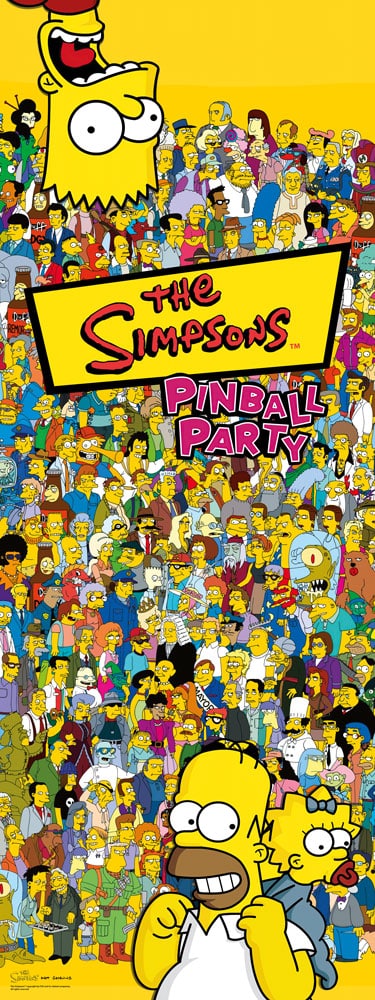 The Simpsons pinball party Banner