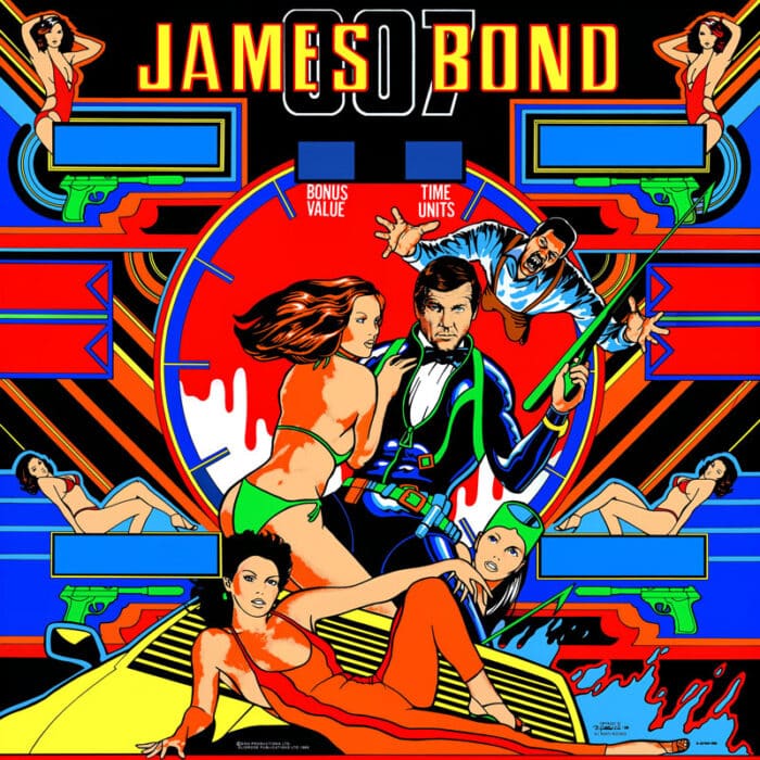 Backglass Plexi James Bond 007