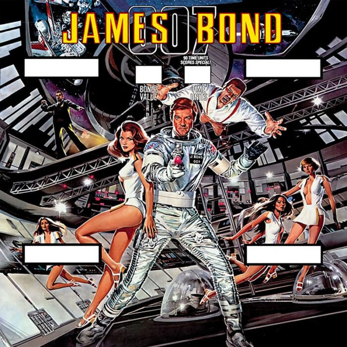 Backglass Plexi James Bond 007 2