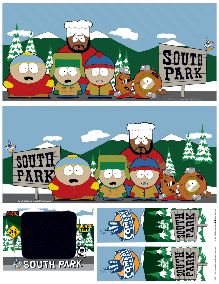 Vinil de cabinet South Park
