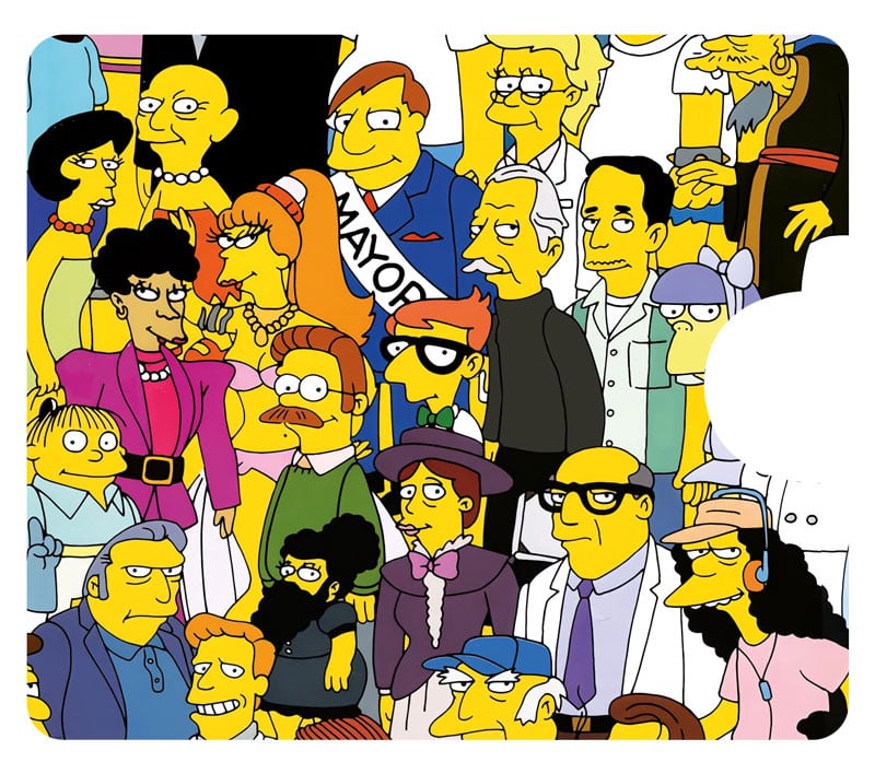 Komplette Türblende The Simpsons Pinball Party