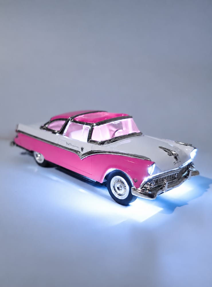 Mod Voiture lumineuse rose – Image 2