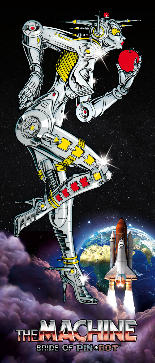 Banner The machine bride of pinbot - Custom Pinball