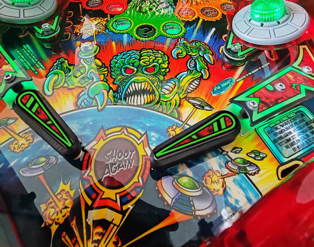 Stickers finger Revenge from mars V2 Custom Pinball