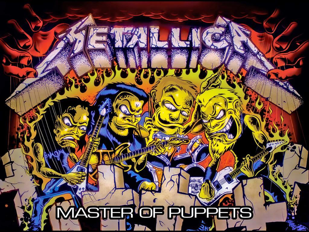 Translite Metallica master of puppets - Custom Pinball